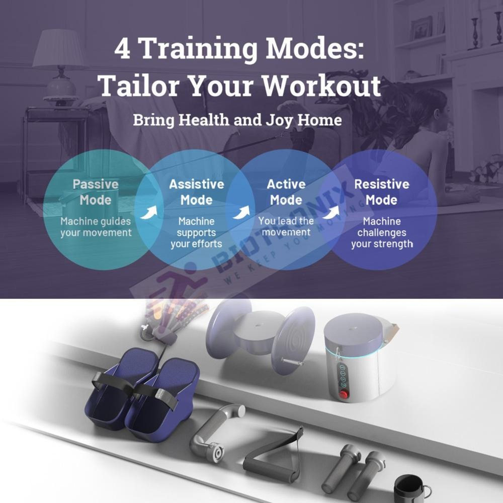 Compact UniGym Rehab Trainer for Arms and Legs