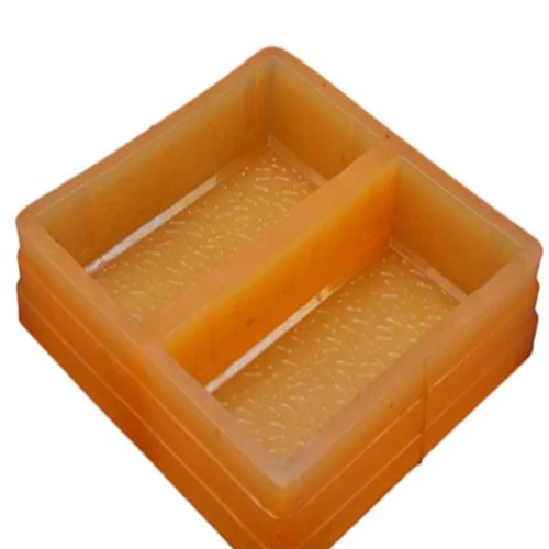 Rubber Brick Mould - Color: Orange