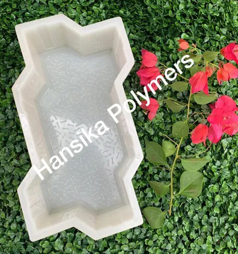 Plastic Zigzag Mould - Color: White