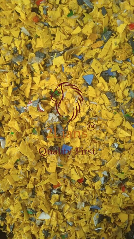 HDPE bottles 20 litters regrind  mixed colors scrap