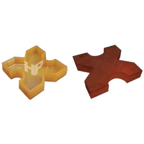 Grass Paver Mould - Color: White