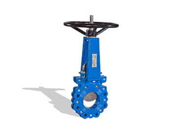 Knife Edge Gate Valve - Color: Blue