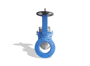 Knife Edge Gate Valve - Color: Blue