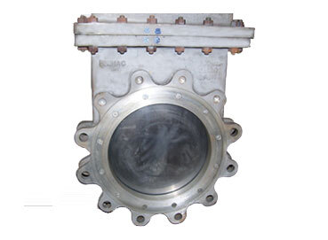 Knife Edge Gate Valve - Color: Blue