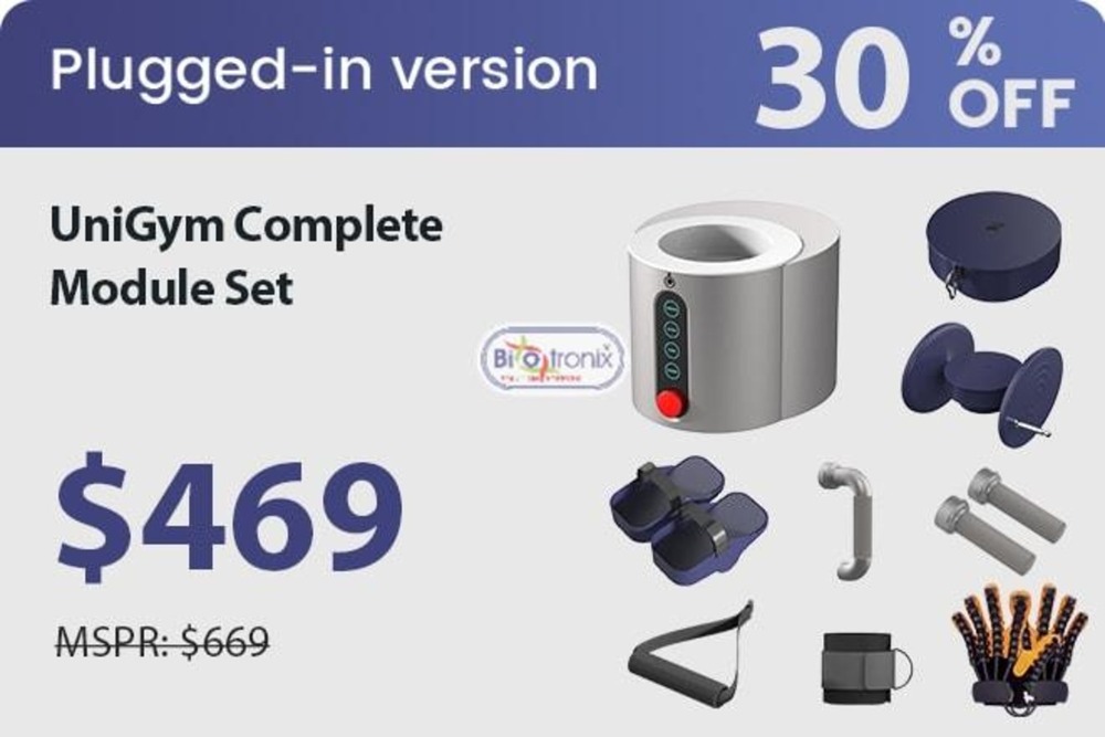 Portable UniGym Motorized Exercise Therapy System