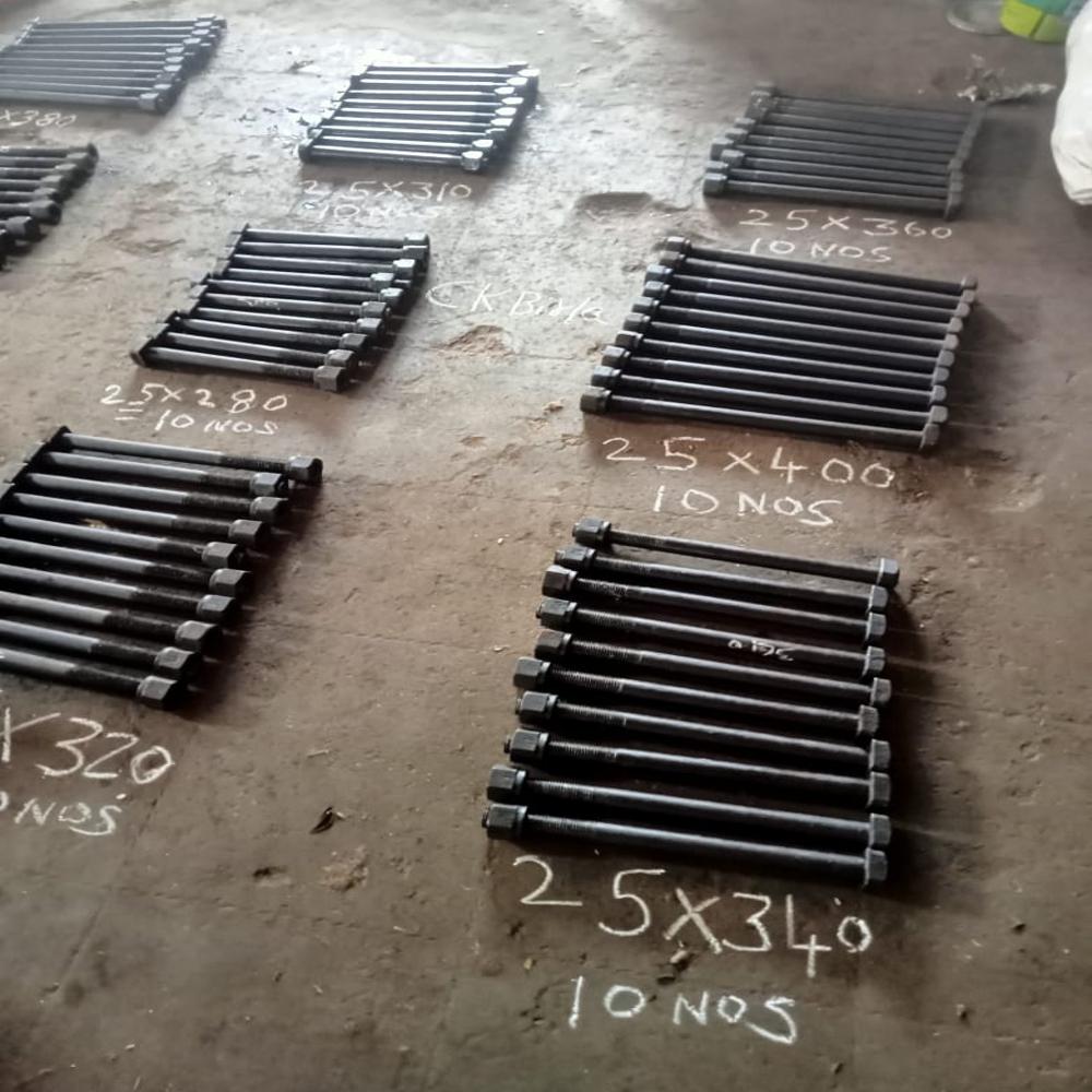 18x80mm Full Head Nut & Bolt