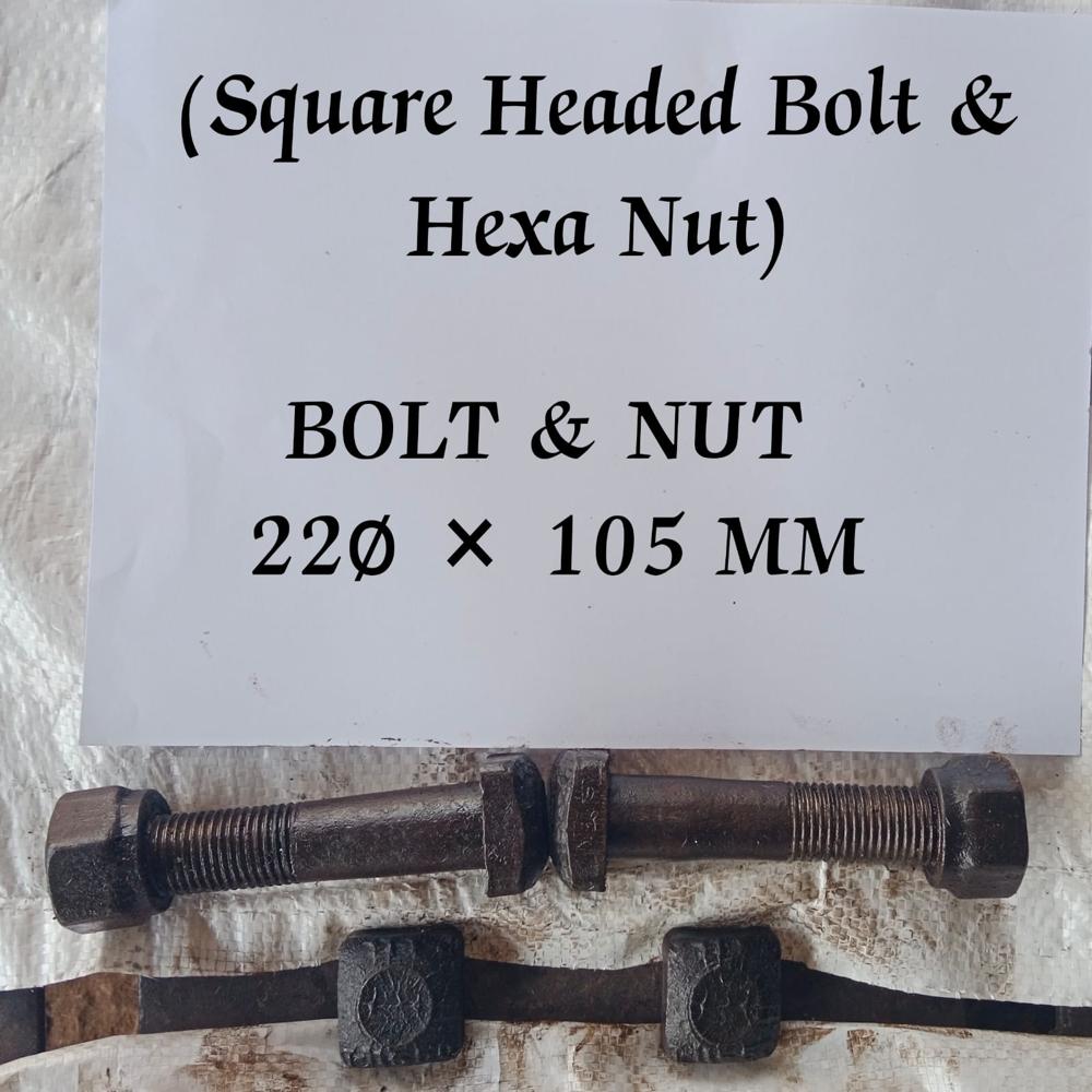 18x80mm Full Head Nut & Bolt