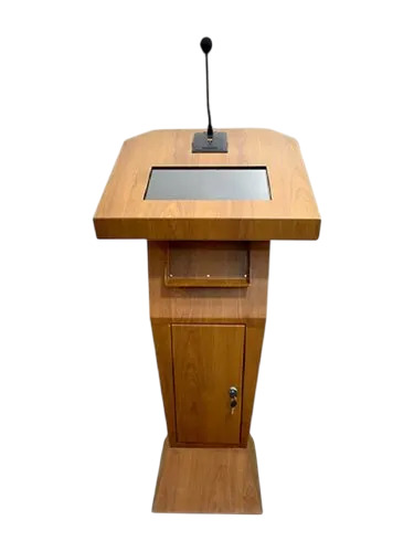 Smart Digital Podium - Color: Brown