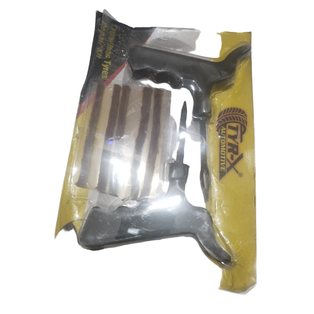 Tubeless Tyre Repair Pro Puncture Kit - Color: Black