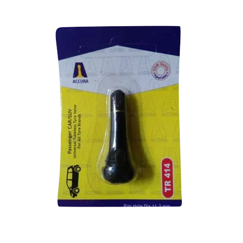 414 Accura Tubeless Tyre Valve - Color: Black