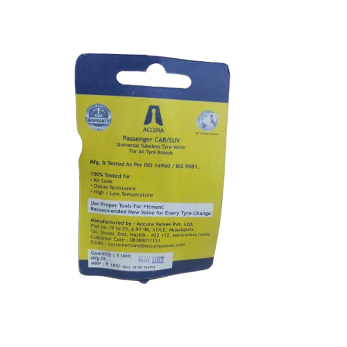 414 Accura Tubeless Tyre Valve