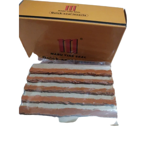 Tubeless Tyre Puncture Repair Strip - Color: Brown