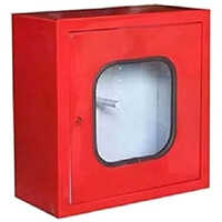 Safe On Frp Single Door Hose Box - Color: Red