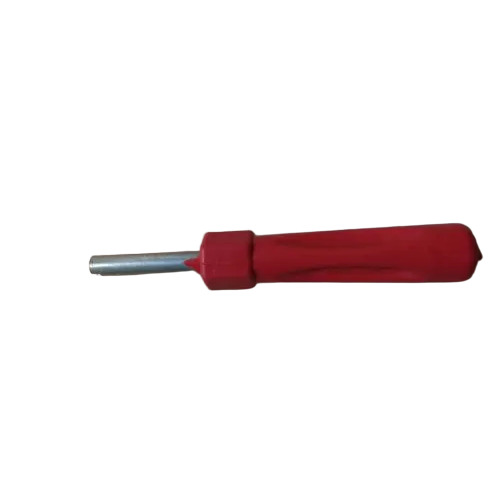 Plastic Dia Core Valve - Color: Silver And Red