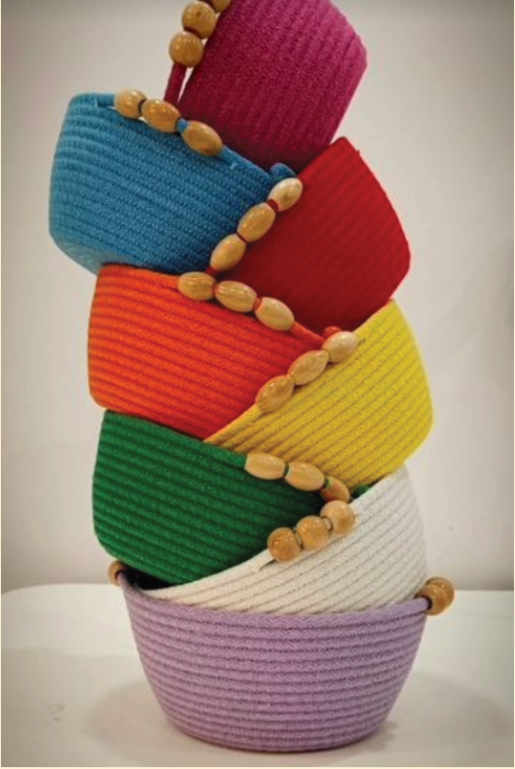 Handmade Jute decorative hamper basket with lock