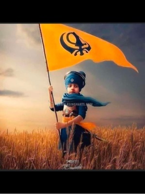Nishan Sahib and Khanda Flag
