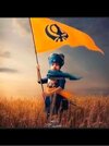 Nishan Sahib And Khanda Flag - Color: Silvar