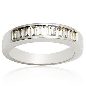 Semi Diamond Baguett Ring White Gold Diamond Ring For Women Inexpesive Engagement Diamond Ring Diamond Clarity: Fl