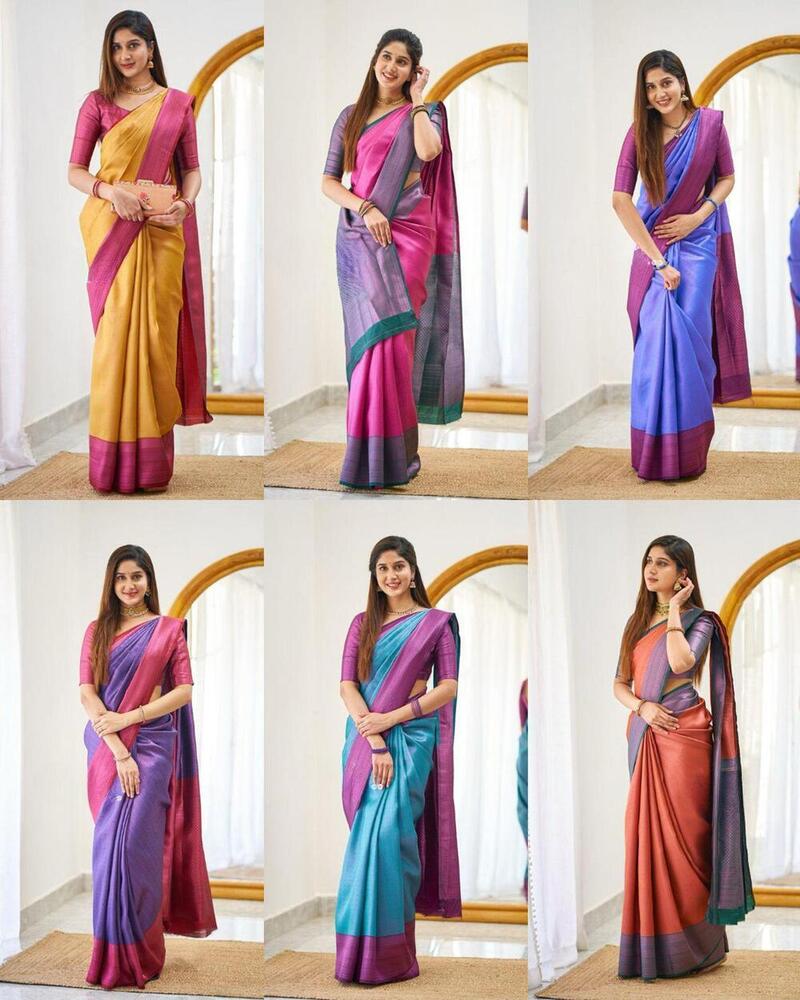Best Silk Saree - Color: Multicolor
