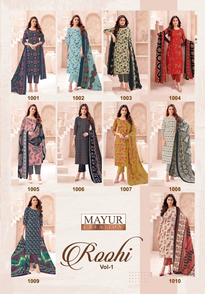 Mayur Roohi Vol-1  Dress Material