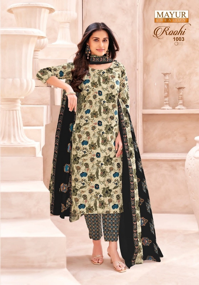 Mayur Roohi Vol-1 A Dress Material - Color: Multicolor