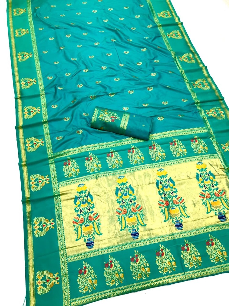 LATEST NATH CONTRAST PAITHANI SAREES