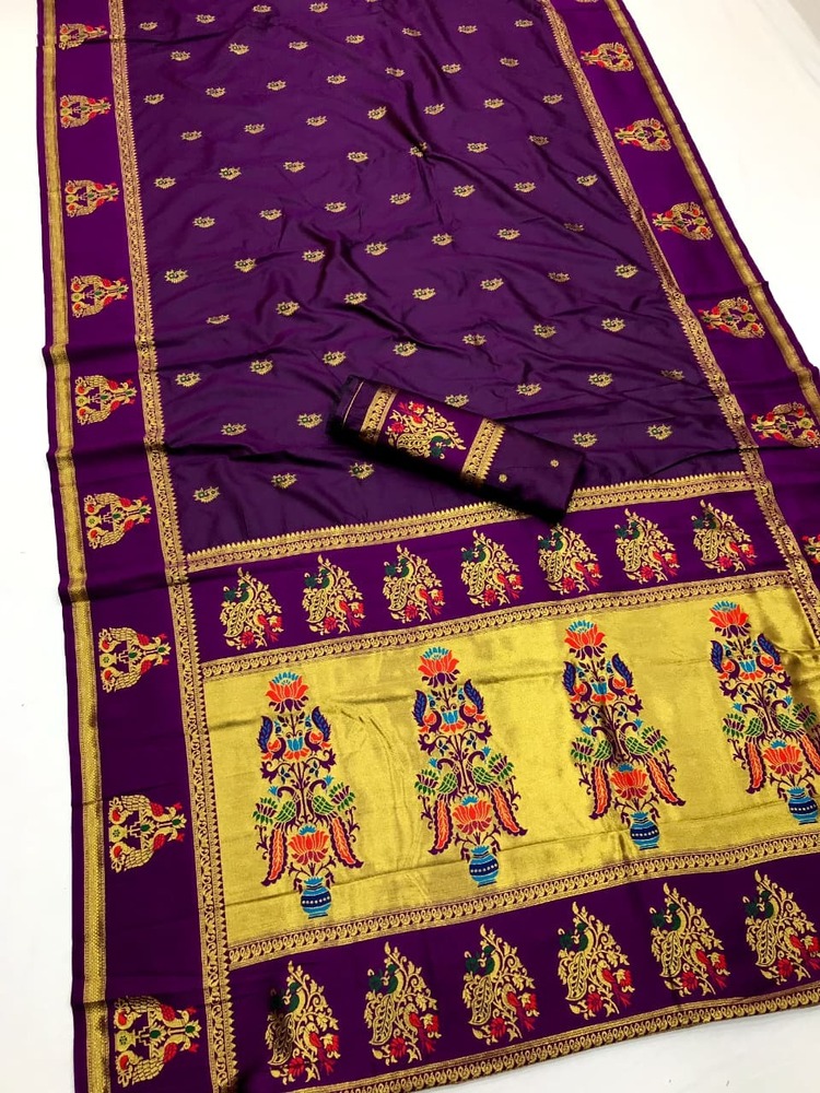 LATEST NATH CONTRAST PAITHANI SAREES