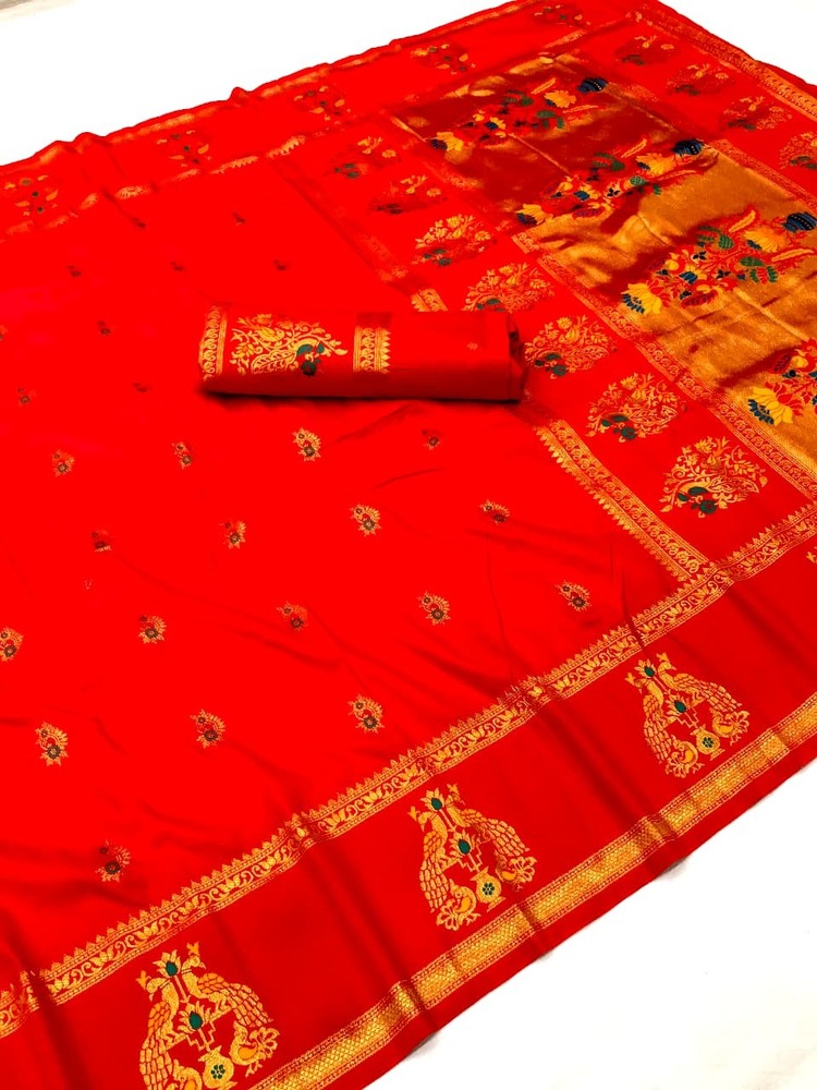 LATEST NATH CONTRAST PAITHANI SAREES