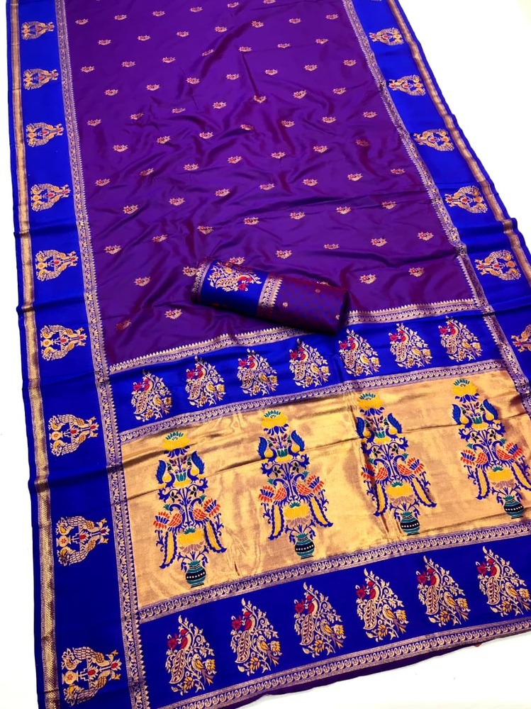 LATEST NATH CONTRAST PAITHANI SAREES