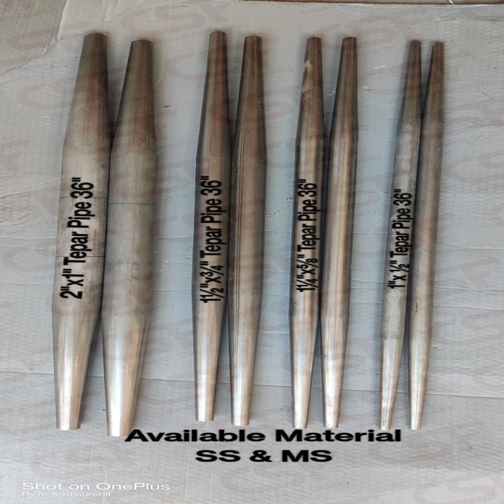 Taper Pipe - Color: Silver