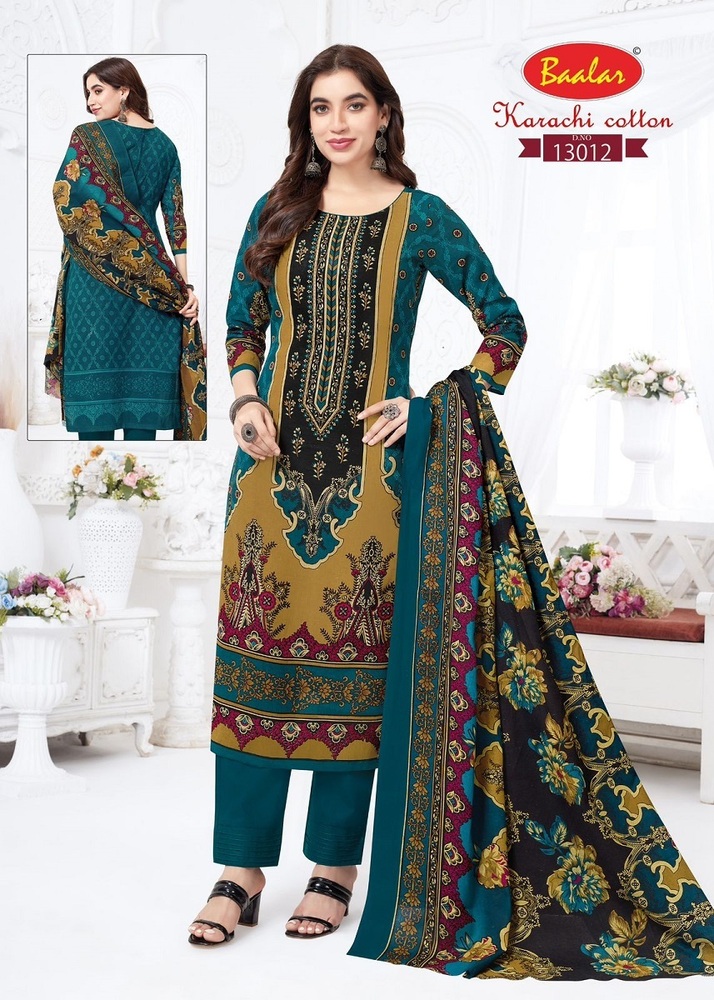 Baalar Karachi Vol-13  Dress Material