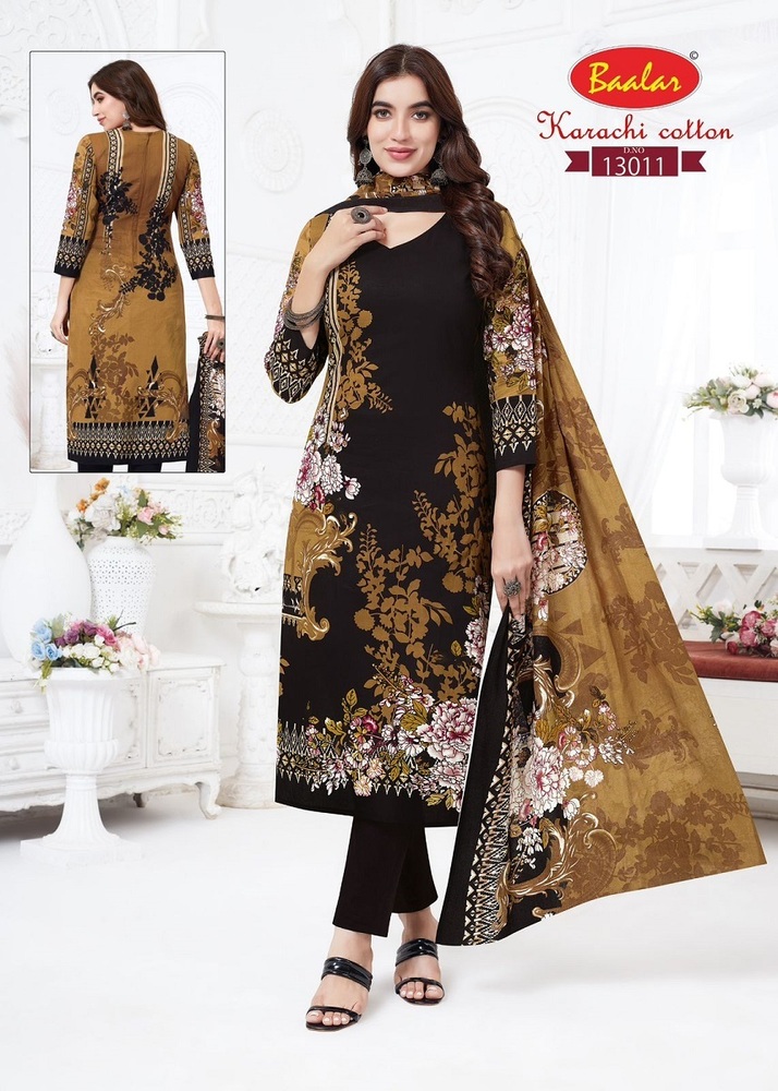 Baalar Karachi Vol-13  Dress Material