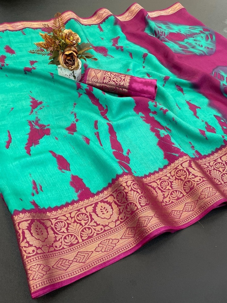 Designer Freehand Saree