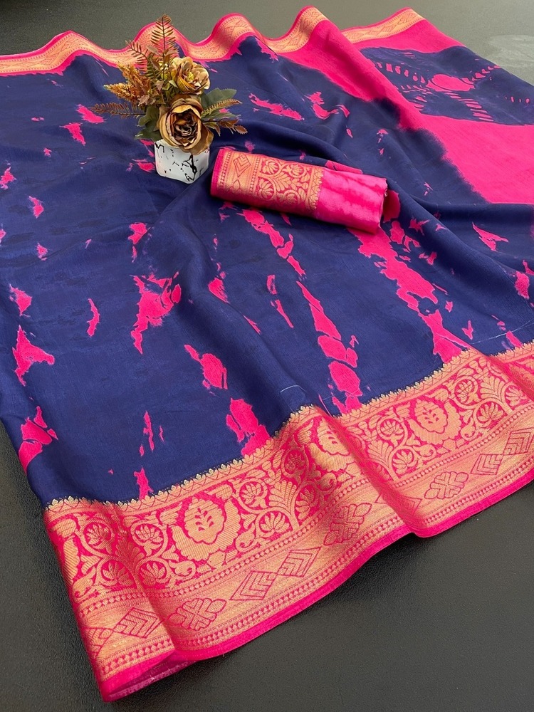 Designer Freehand Saree