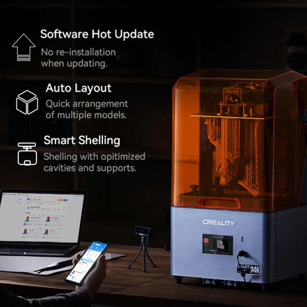 Creality HALOT MAGE S 14K LCD 3D Printer High Precision High Speed Resin Printing