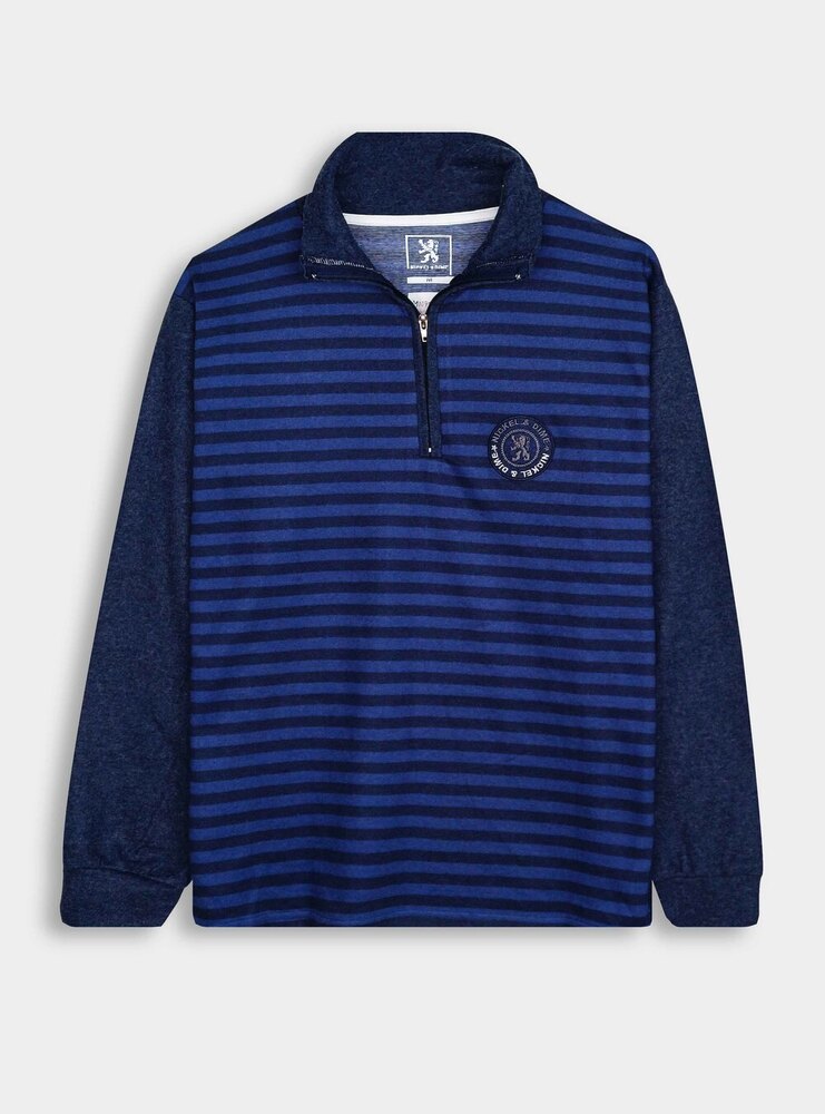 Mens  Half  Zipper  Sweatshirt