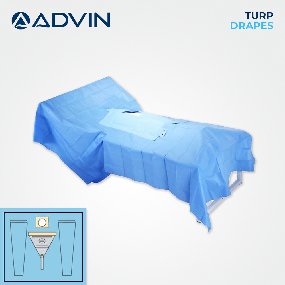 Urology Surgery Drapes Kit - Medical-Grade Material Sterile and Ready-to-Use Design for Effective Infection Prevention and Fluid Control