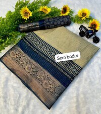 AJRAKH DIGITAL PRINTED SAREES
