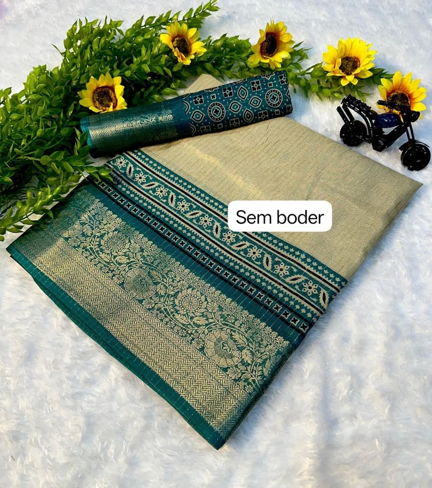 Ajrakh Digital Printed Sarees - Bust Size: 44 Inch (In)