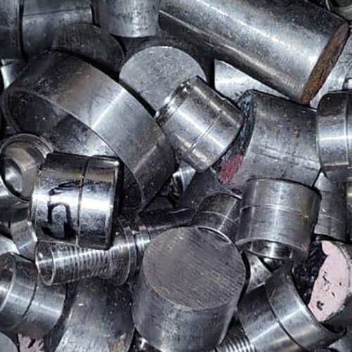 Titanium Round Bar Scrap - Color: Silver