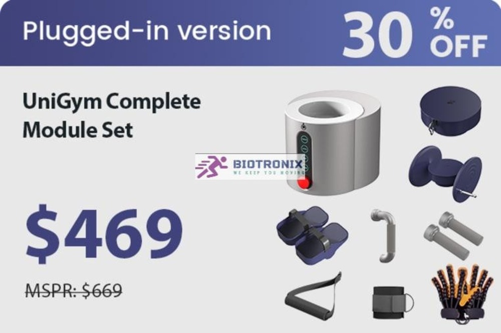 UniGym Robotized Arm and Leg Rehab Device