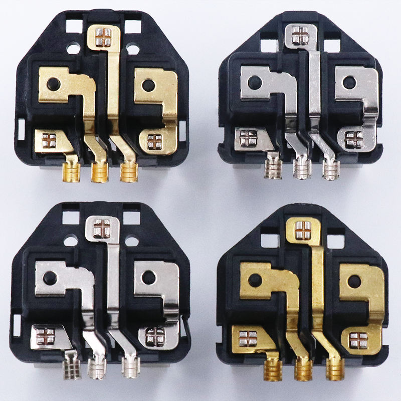 4.0mm 2 Pin Hollow Empty Brass Round Schuko Vde Plug - Application: Electronic Products