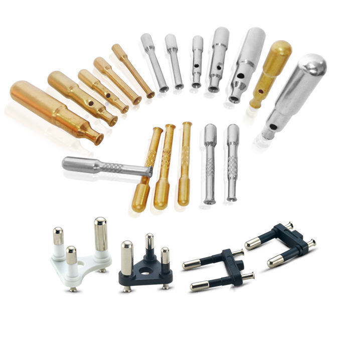 H62 Customized Solid Plug Pin - Color: Silver