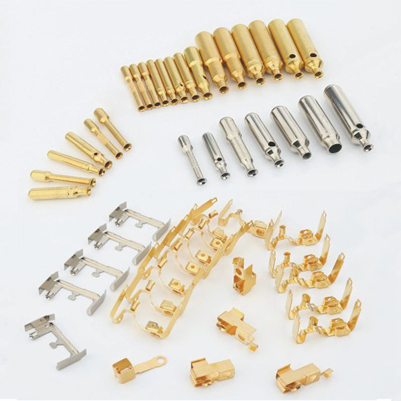 Customized Cnc Lathe Turned Turning Brass Plug Pin - Color: Silver