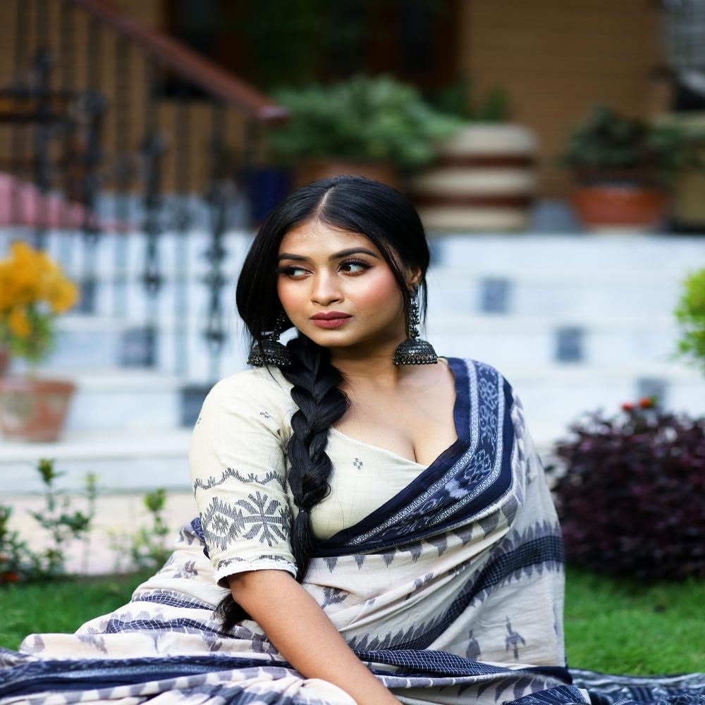 Jamdani Cotton Blouse