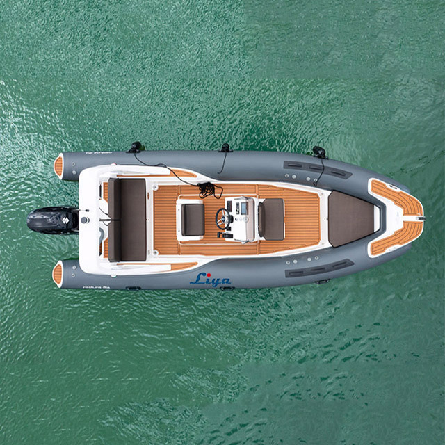 Liya 6.2m Luxury Semi Rigid Inflatable Boat Fishing Boats - Capacity: 1345 Kg/hr