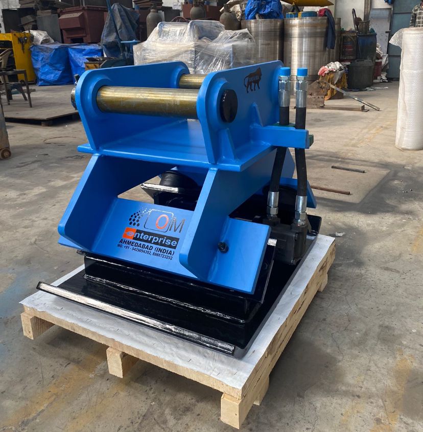 Excavator Plate Compactor - Color: Blue