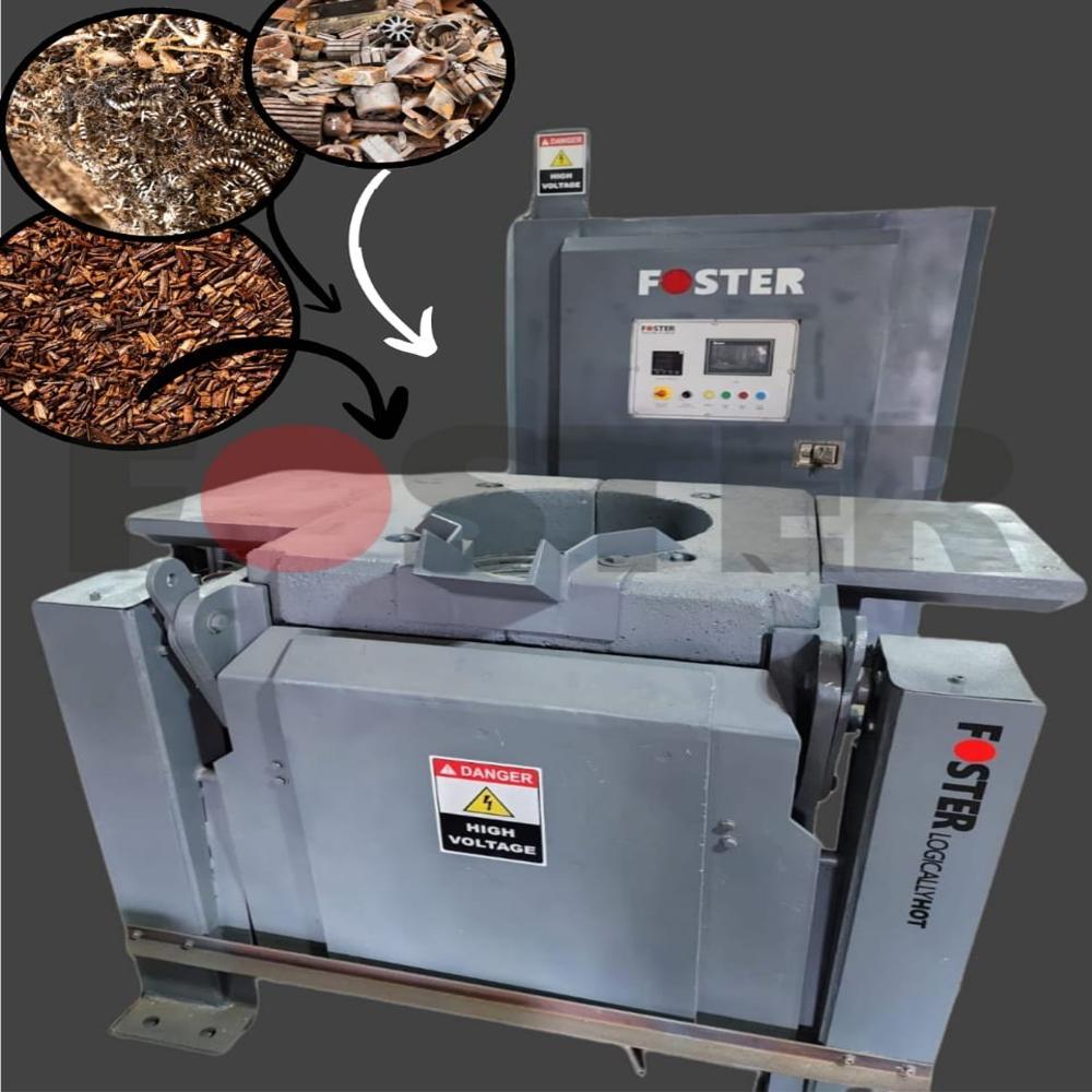 Induction Melting Machine For Copper Scrap - Color: Black