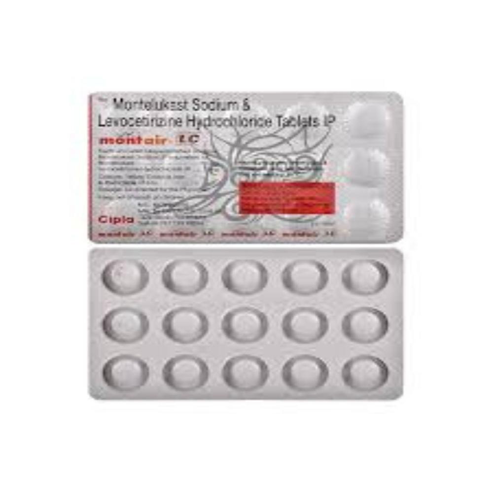 Montair-LC Levocetirizine (5mg) + Montelukast (10mg) Tablet