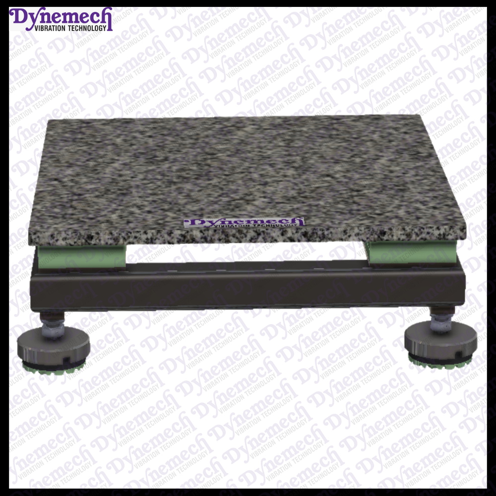 Dynemech Anti Vibration Platform with Elastomeric Isolation & Granite Table Top Series -VIP-E-GN-01